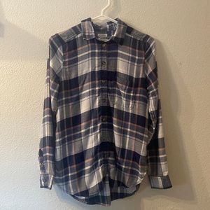 American Eagle boyfriend fit flannel size XS